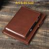 Dropship B5 Leather Notebook Cover Minimalist Crazy Horse Leather Book Sleeve with Pen Loop Retro Journal Coverfor School Office