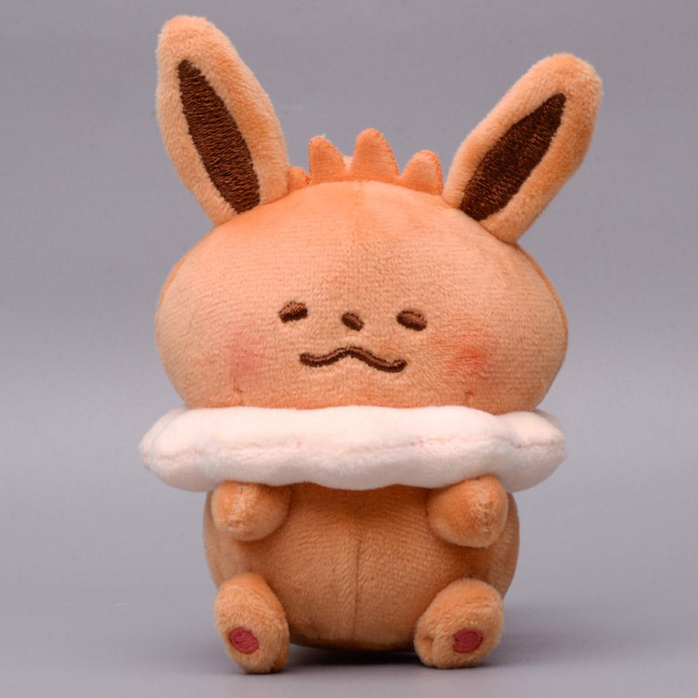 Pik Bul Cha Squ Eev 10Cm Pendant Keychain Plush Toys Cute Soft Animal Doll Gift Stuffed Figure