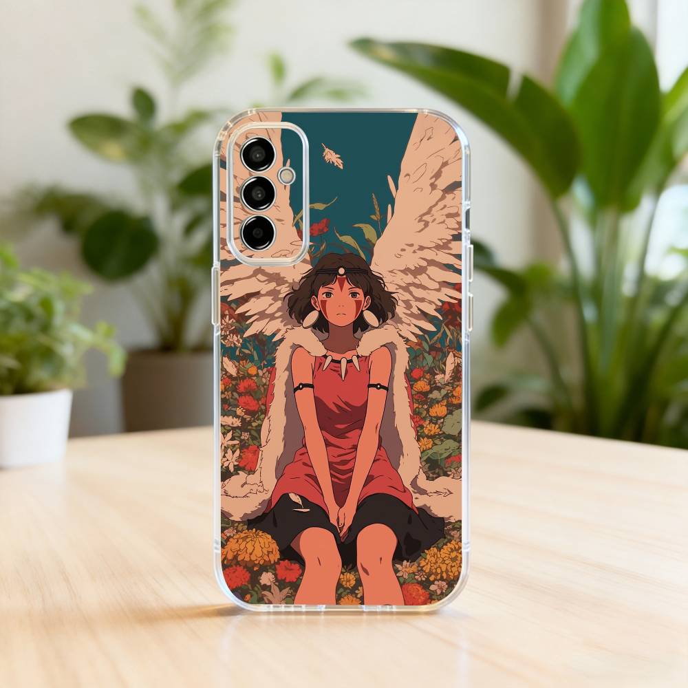 

M-Mononoke H-Hime San-MHS Phone Case Transparent Silicone Soft For SamsungA10,12,20,21S,30,31,40,50,51,52,70,71 Samsung a714g