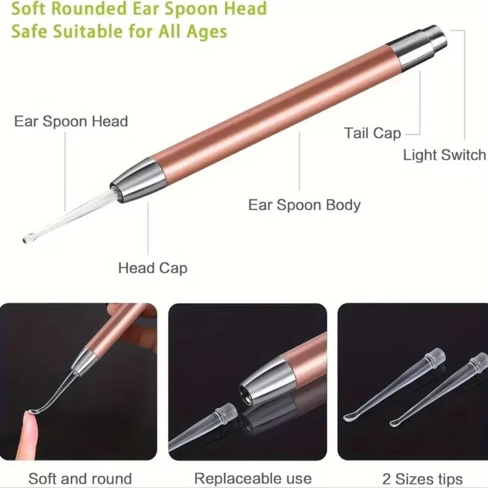 With Light Luminous Ear Scoop Visual Ear Cleaning Tools New Ear Cleaner