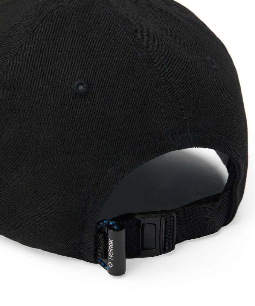 Hellinogseuweeo Cotton Twill 6-Panel Logo Ball Cap_Black