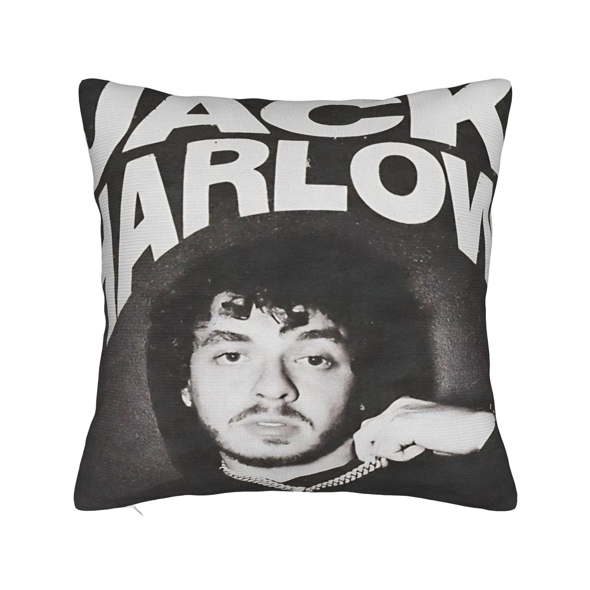 Singer Jack Harlow Pillowcases Fashion Pillow Case For Living Room Chair Comfy Pillow Cover Peach skin 18*18(CM)-1Pcs