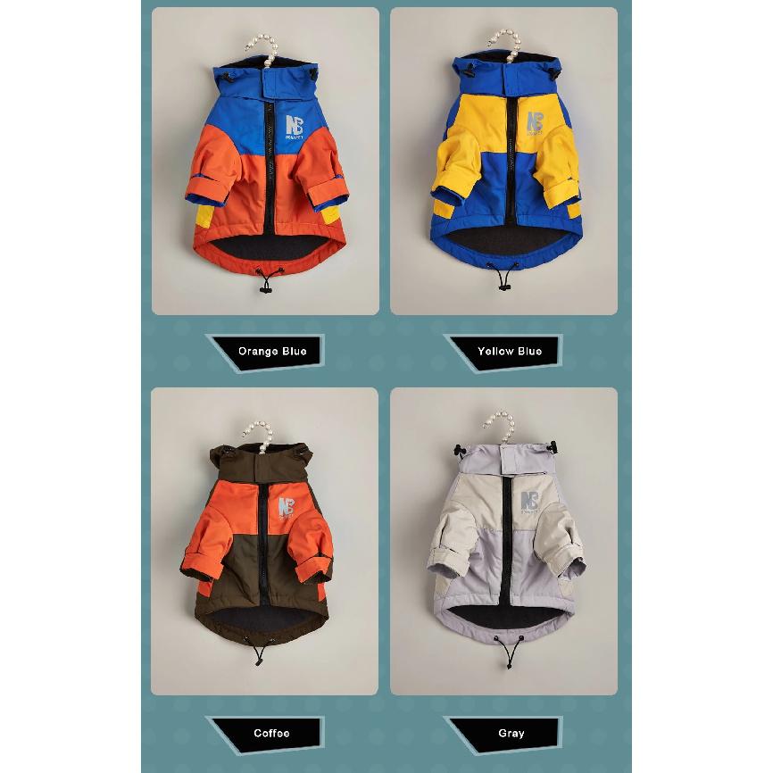 Waterproof Big Dog Clothes Winter Warm Pet Raincoat For Medium Large Dog Fashion Cool Dog Jacket French Bulldog Chihuahua Outfit