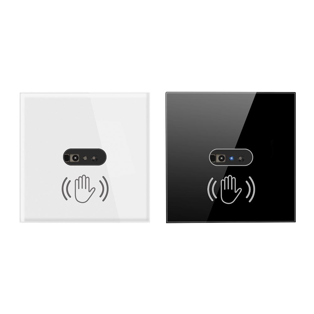 100-240V Smart Ljusströmbrytare Infraröd Våginduktion Beröringsfri Nollledare Krävs 8cm Avkänningsavstånd för Vardagsrum Sovrum