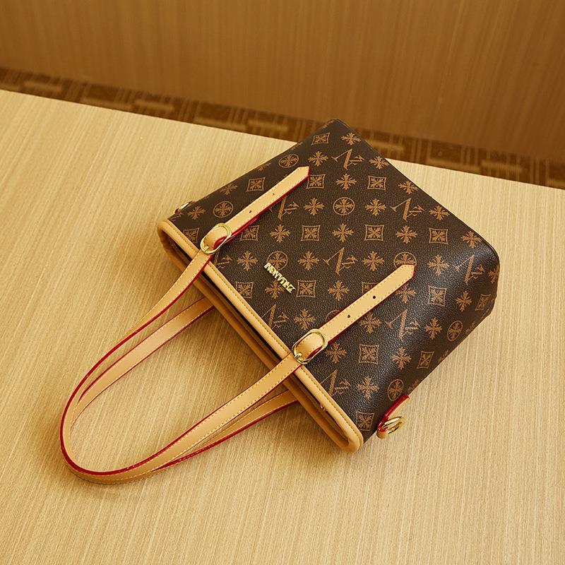 Large capacity tote bag trendy high-end texture women's bag casual underarm bag versatile messenger bag