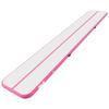 Inflatable Gymnastics Air Mat 6m Training Mats W/ Electric Pump, 10 Cm Thick Sturdy Tumble Track, Tumbling Mat for Home