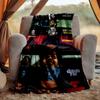 Weeknd Flannel Blanket Soft Warm All-Season Throw, Design for Camping, Car Travel, Hiking Sofa, Bed, Office Perfect Gift for Parties