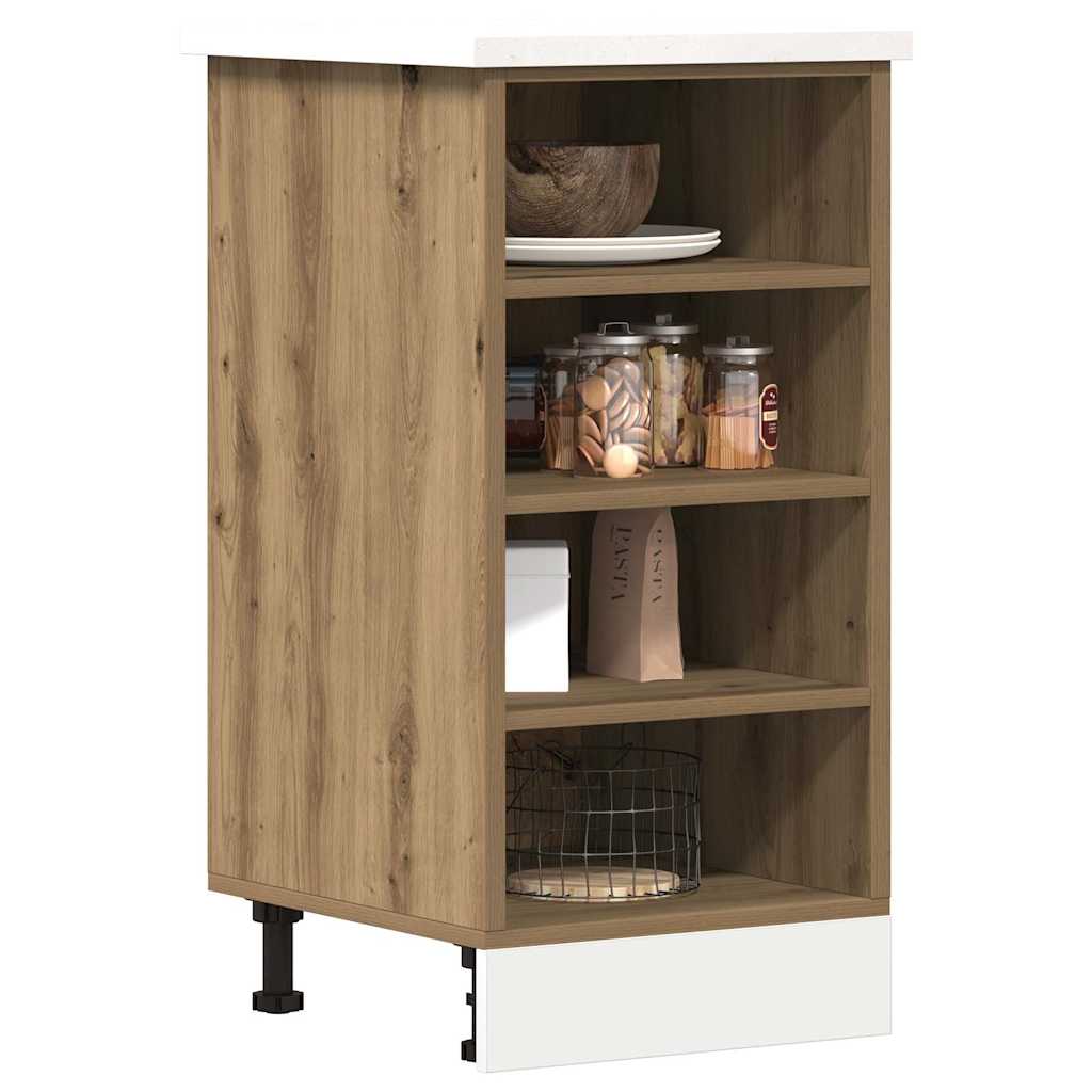 Under Cabinet Riga Artisan Oak 40 X 44.5 X 81.5 Cm Particleboard