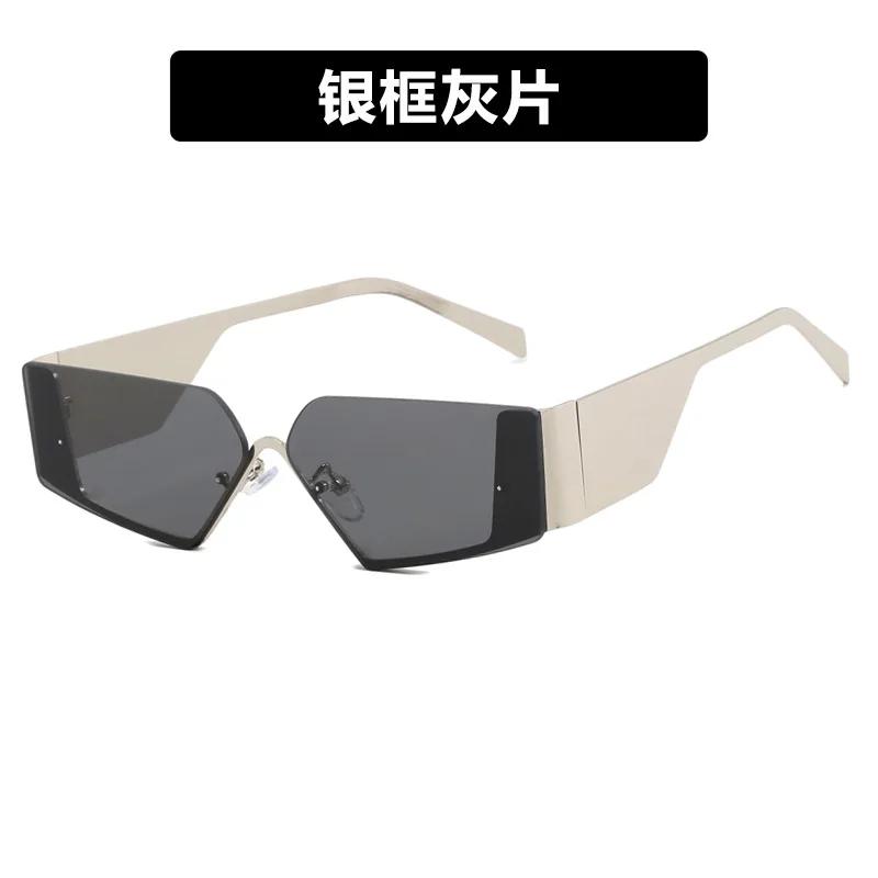 Y2K Sunglasses Technological Street Photography Decorative Frameless Sunglasses Fashion Wear UV400 Alien Glasses