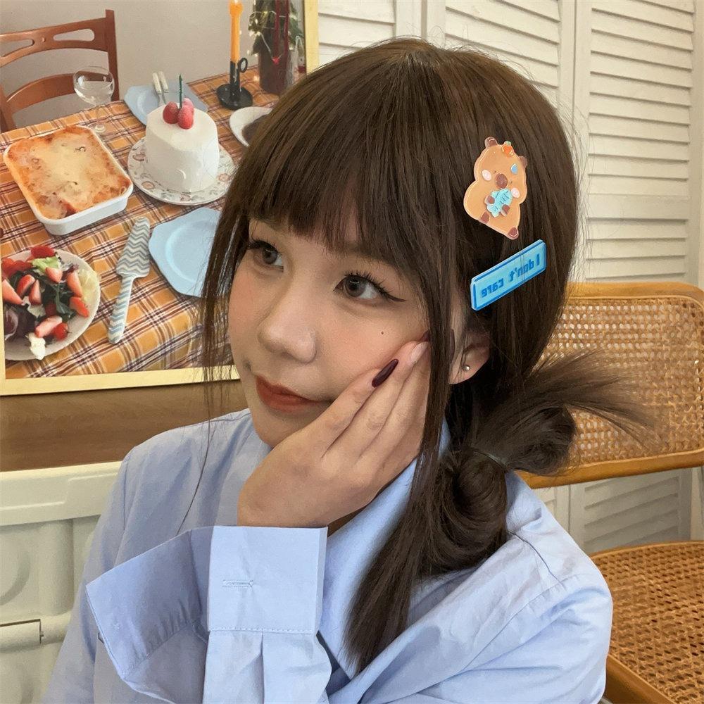

2pcs/set Capybara Hairpins Lovely Hair Accessories Cute Hair Clips Girl