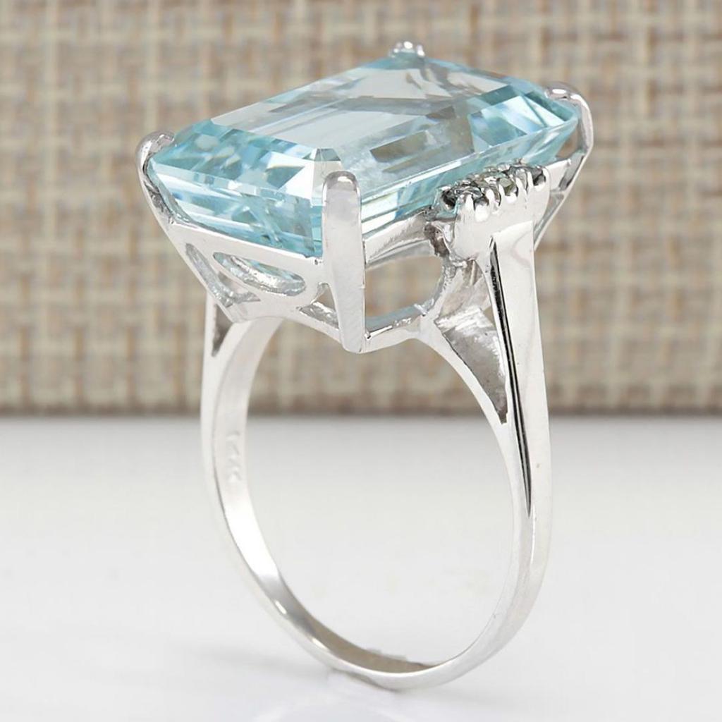 Fashion Luxury Women Big Rhinestone Engagement Wedding Party Finger Ring Gift