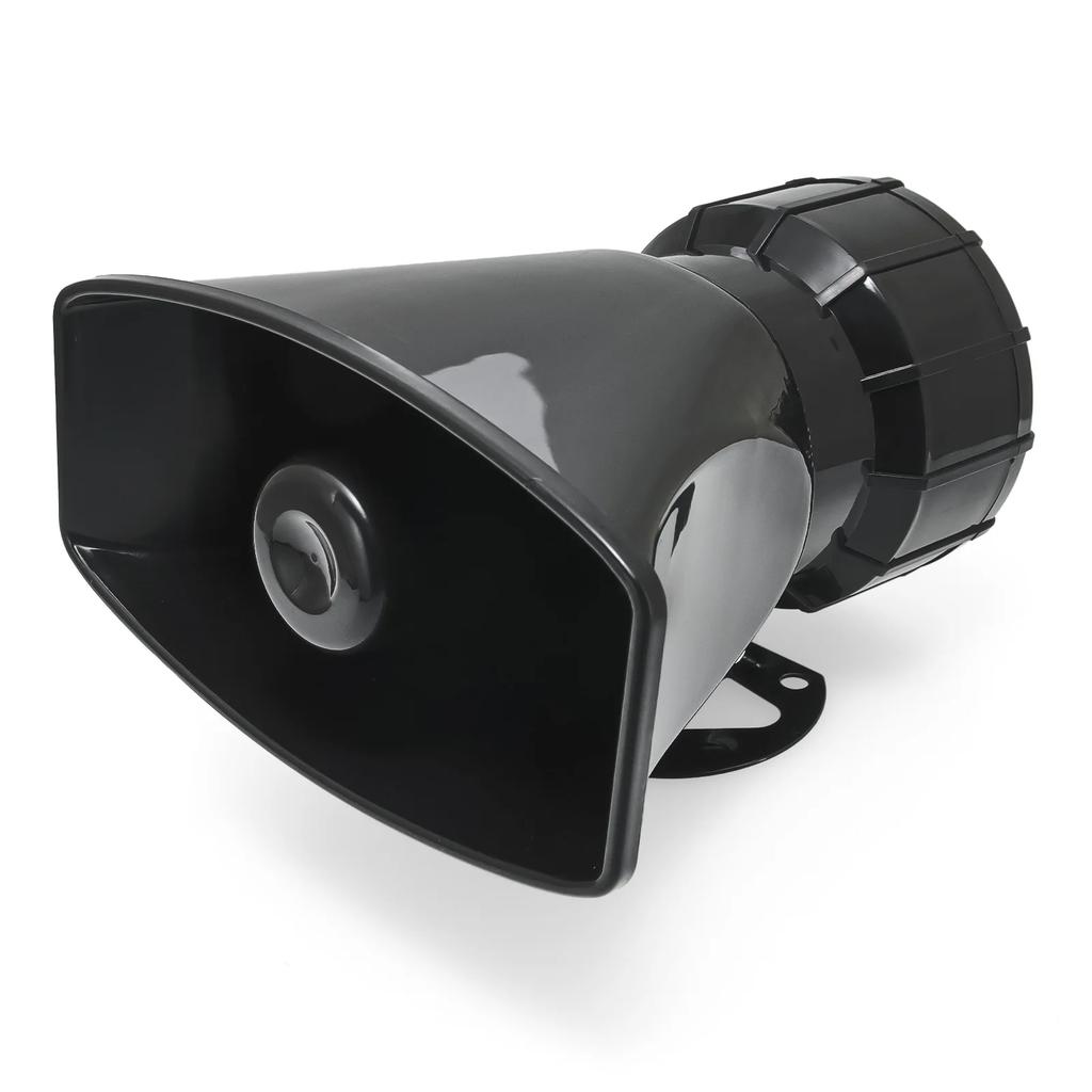 12V 7 Sounds Car Horn Speaker Electronic Siren Loud Car Warning Alarm Horn Multi-tone Loudspeaker With Remote Controller