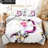 Japanese Anime Little Busters 3D NEW Duvet Cover Pillowcase Bedding Set Adult Boy Girl Bedroom Decoration Single Double Large