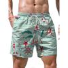 Summer 3D Beach Scenery Print Shorts Fashionable Casual Beach Men's Shorts