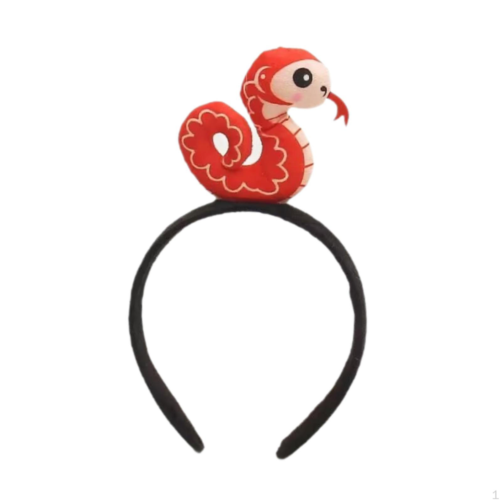 

Повязка на голову в виде мультяшной змеи для ролевой игры на вечеринке, на день рождения