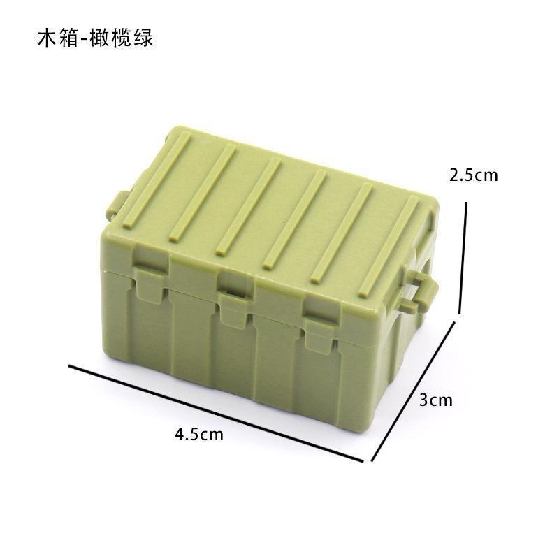 Doll Scene With Anti-Aircraft Maxine Anti-Aircraft Heavy Machine Gun Mortar Assembly Building Block