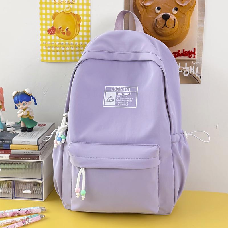 Schoolbag New Ins Backpack for Primary School Students Korean Middle and High School Students Lightweight Schoolbag for Women's Niche Versatile Trendy