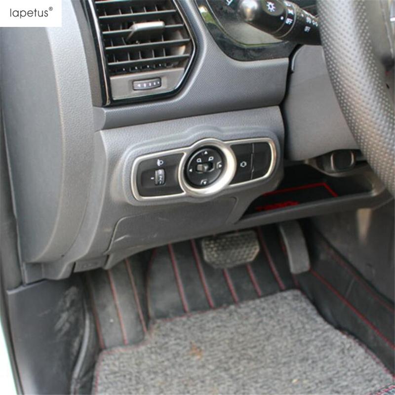 Car Head Light Lamp Control Switch Frame Decoration Cover Trim For Chery Tiggo 3 7 8 3X 5X 2016 - 2018 Accessories Interior Kit