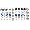 L10A 48Pcs/8Set Fuel Injector O-Ring Seal Repair Kit 06H998907A For  A3 A4 A5 A6 Q5 VW Golf Jetta CC 1.8 2.0T 06J998907A