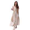 High-end summer new chic sleeveless dress, thin and versatile A-shaped long dress, age-reducing temperament vest skirt