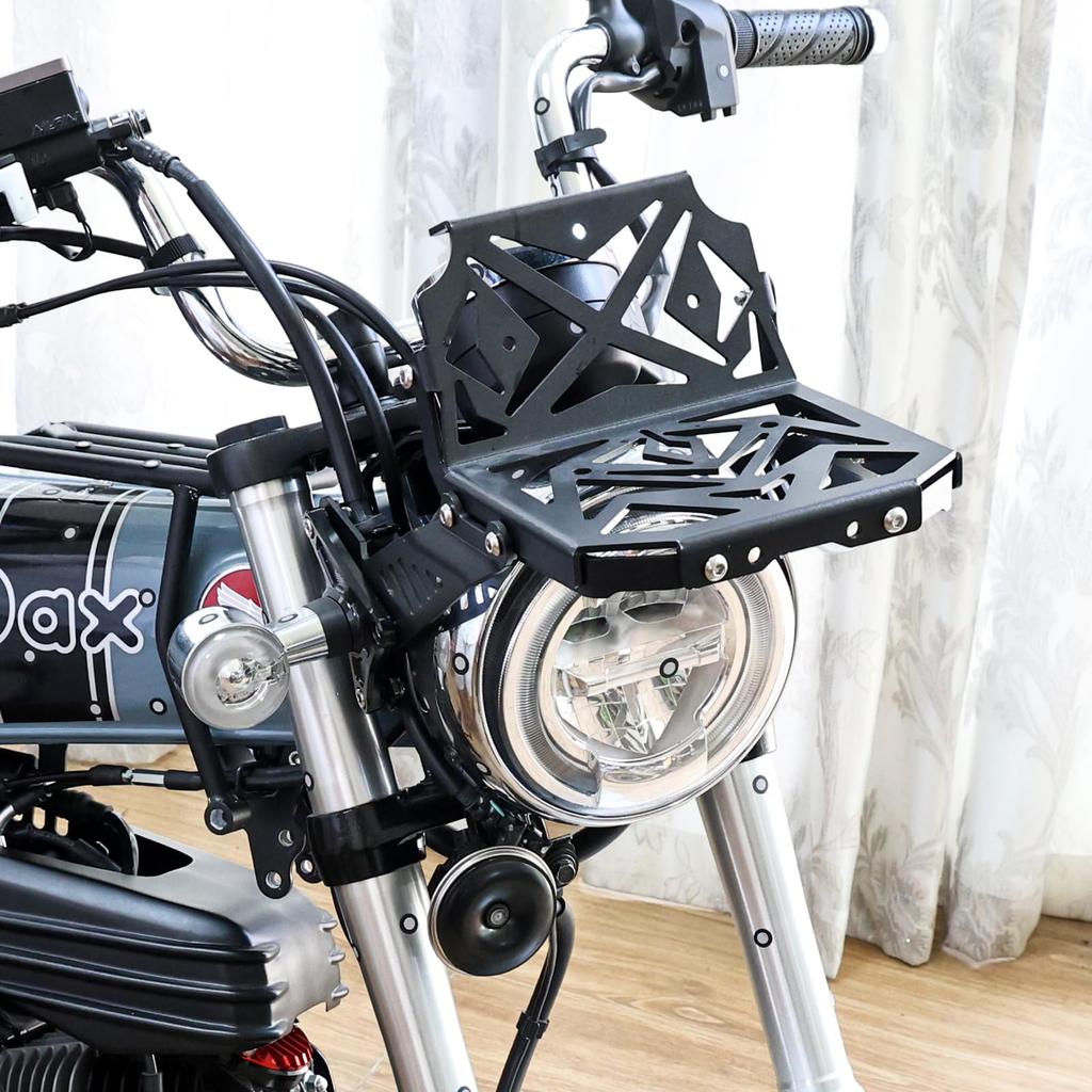 Dax ST125 Front Carrier, Front Basket Luggage Carrying Bracket, Light Luggage Cargo Carry Top Rack, Compatible with Dax 125 (JB04) 2018-2025