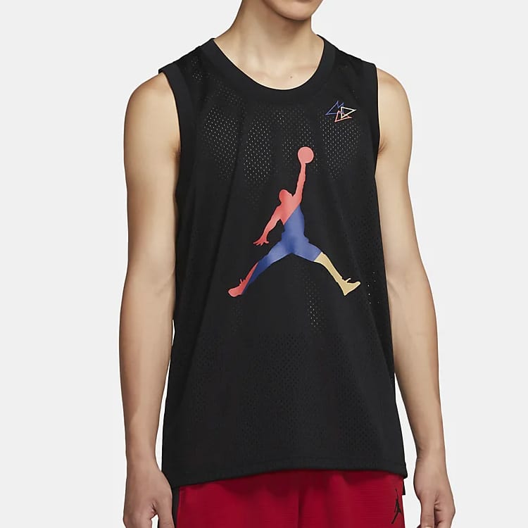 Jordan Basketball Jersey Men's Black CK9591-010