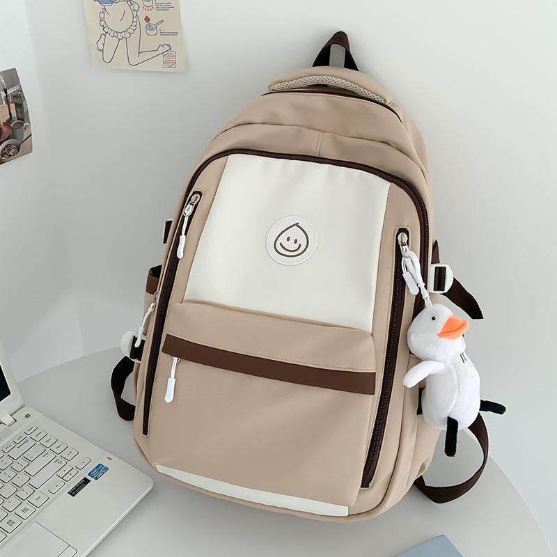 Middle School Students College Students Water Drops Junior High School Girls Primary School Students Contrasted Backpacks