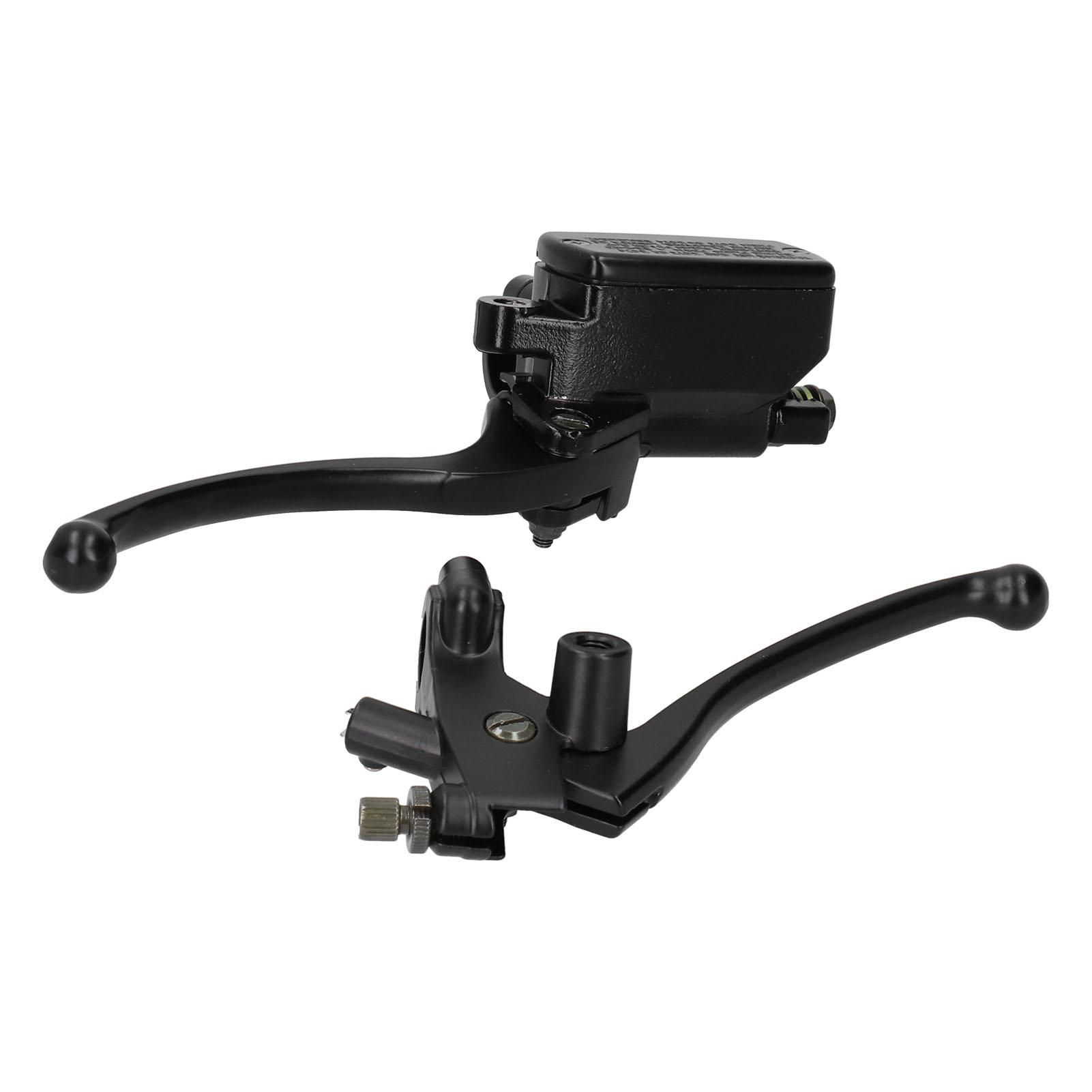 

22mm Universal Motorcycle Hydraulic Brake Clutch Lever Assembly Black CNC Aluminium Alloy