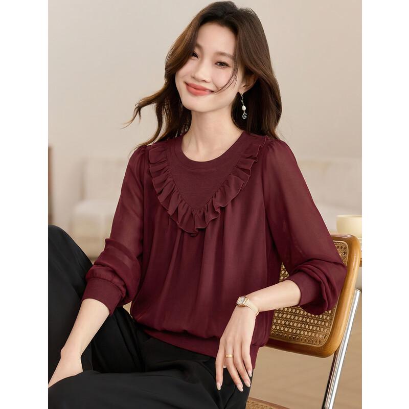 

Женская охлаждающая футболка-пуловер с коротким рукавом и принтом Oudifashion L