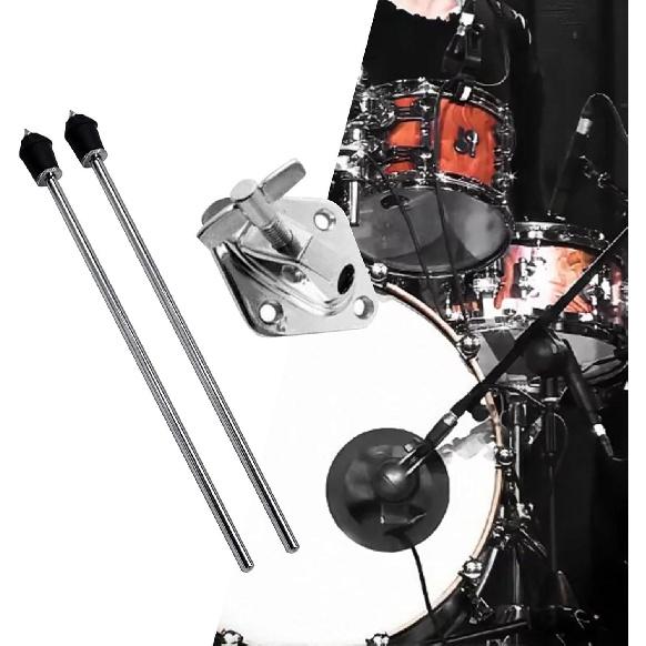 Kick Drum Legs Drum Feet Percussion Instrument Anti Skid Parts Bass Drum Stand Legs Drum Stands Bracket for Drum Accessories, 1 Set