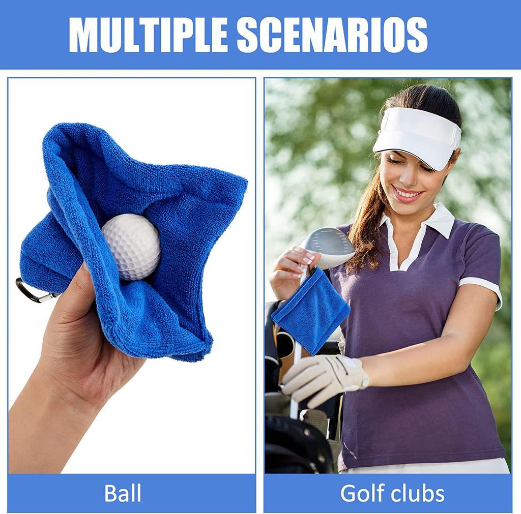 Prosop de Curățat Minge de Golf din Microfibră pentru Exterior cu Clip Convenabil pentru Talie