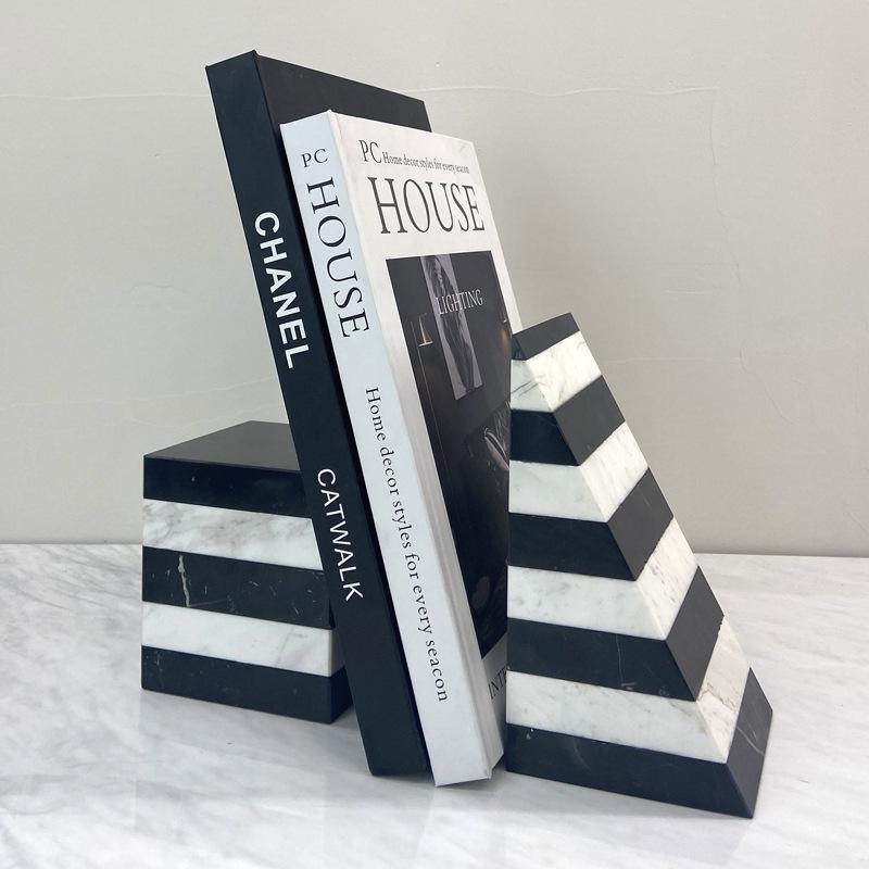 Simple European Style Light Luxury Golden Geometric Splicing Flower Arrangement Flower Arrangement Ornaments Model House Sales Office Soft Decorations