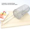 Large Capacity Seasoning Filter Basket Silver Soup Strainer Basket  Home Kitchen