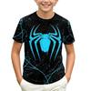 Kids' Short Sleeve Neck T-Shirt with Graphic Print for Casual Daily Wear