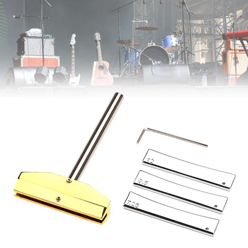 Fretboard Press Caul & Radian Fret Inserts Guitar Bass Fingerboard Pressings Tool