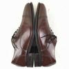 FLORSHEIM Cap Toe Business Shoes Brown size 7D 24.5-25.0 Men's(USED)