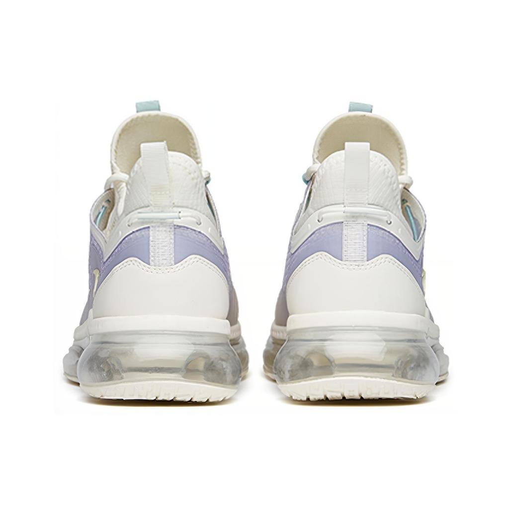 New Anta Running Collection Cushioning Anti Slip And Wear Resistant Low Top Running Shoes Women's White Purple 922135518-3