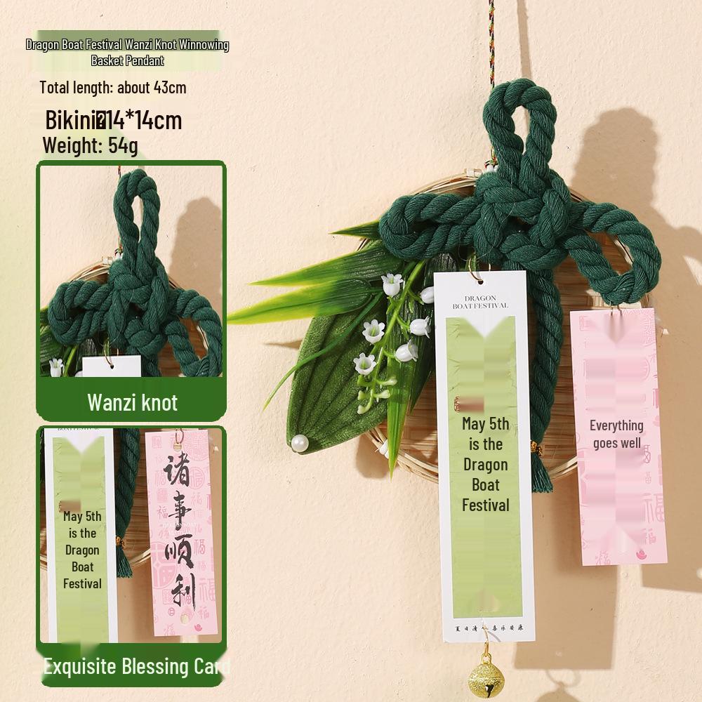 Dragon Boat Festival Door Handle Pendant: Blessing & Safety Decorative Sachet, Cultural & Creative Gift