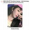 Red Velvet Carte photo d'anniversaire du Reve Festival 2022 POB KT4 AM MS MP SM SW KPOP