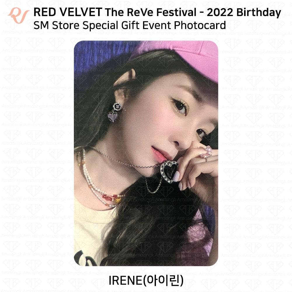 Red Velvet Carte photo d'anniversaire du Reve Festival 2022 POB KT4 AM MS MP SM SW KPOP