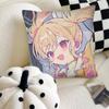 Creative Cartoon Leoneed Tenma Saki Pillow Case Fashion Square Pillowcase Bedroom Sofa Room Ins Decoration Leisure
