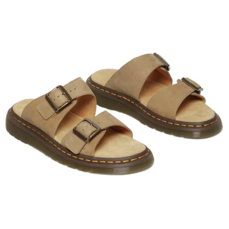 Dr. Martens Comfortable Versatile Non-Slip Slide Sandals Unisex Sandals Brown 31572439