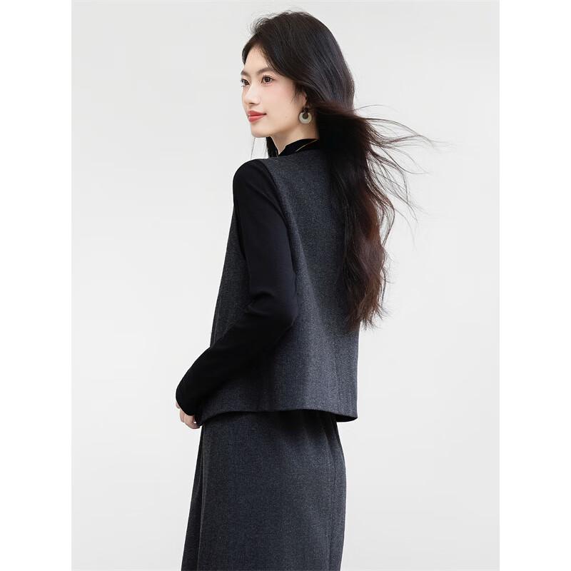 Women's Fashion Wool Vest Coat