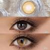 FRESHLADY Natural Color Contact Lenses 14.0mm Yearly Soft Cosmetic Lenses for Eyes, 40% Water Content, Daily & Party Makeup Use