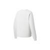 Lining Fitness Series Solid Color Round Neck Pullover Letter Embroidery Fleece Long Sleeve Sweatshirt Women sweatshirt White AWDSA54-6