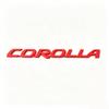 Suitable for car logo COROLLA tail logo personalized modification metal English letter label car sticker black