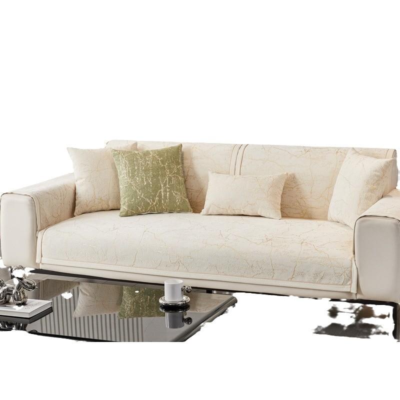 French Sofa Cushion Light Luxury Style Four Seasons Universal Non-Slip Internet Celebrity High-End Atmosphere Simple Modern Cover Towel Cover Cloth