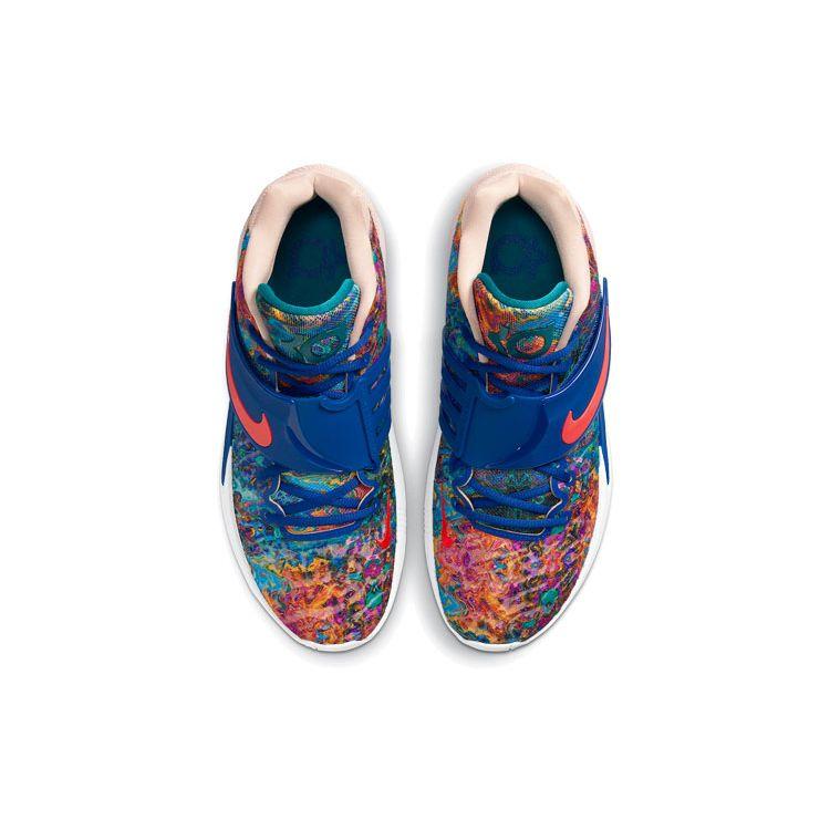 Nike KD 14 Psychedelic Men Sneakers Blue Deep-Royal-Blue Coconut-Milk CW3935-400
