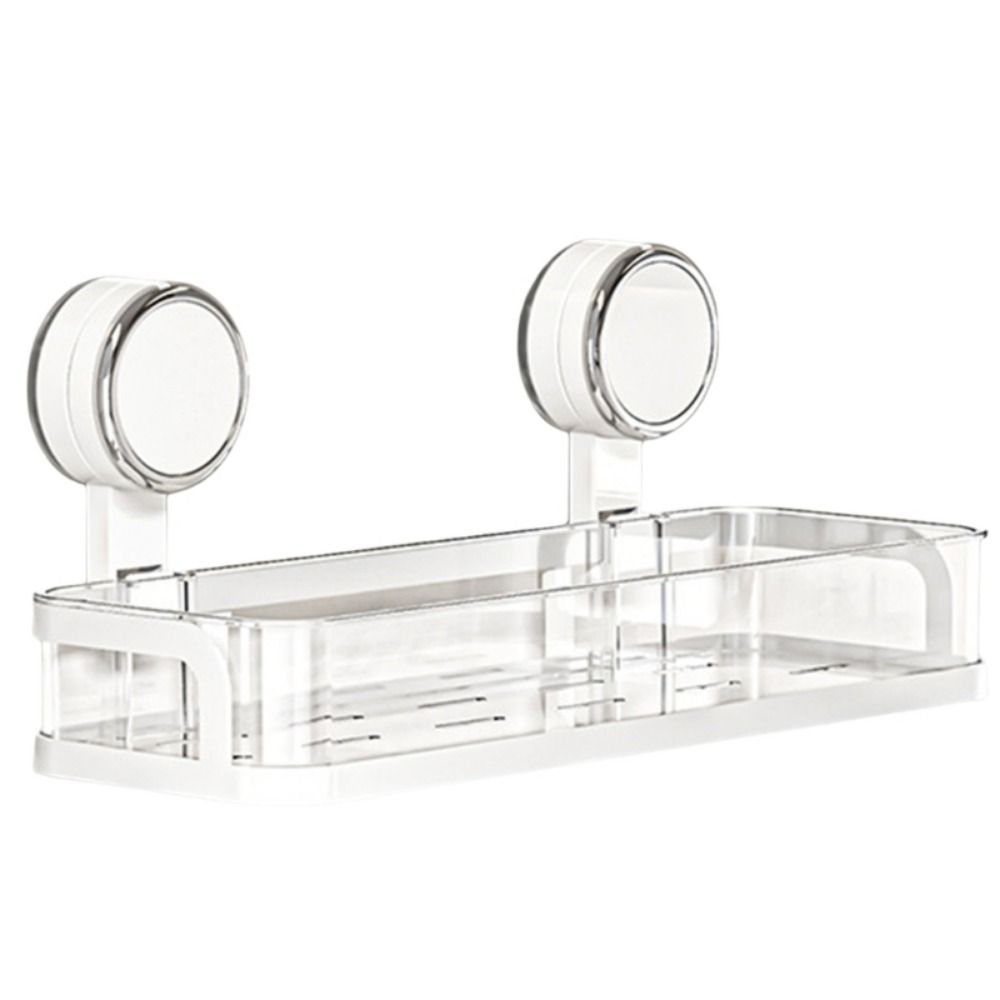 Wall-mounted Suction Cup Storage Rack Space Saving Bathroom Drain Rack  Kitchen