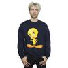Looney Tunes Mens Tweety Standing Sweatshirt